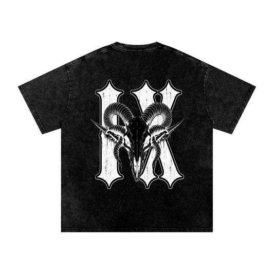 Wicked Covenant Snow Washed OversizedT-Shirt