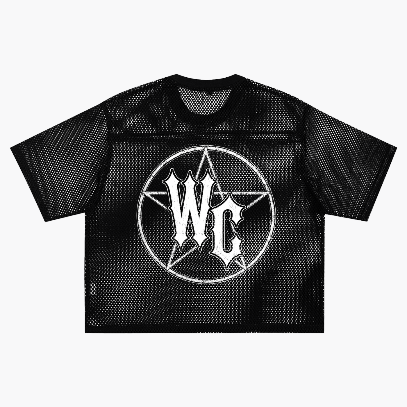Wicked Covenant Reap What You Sow - Black See-through Net Shirt