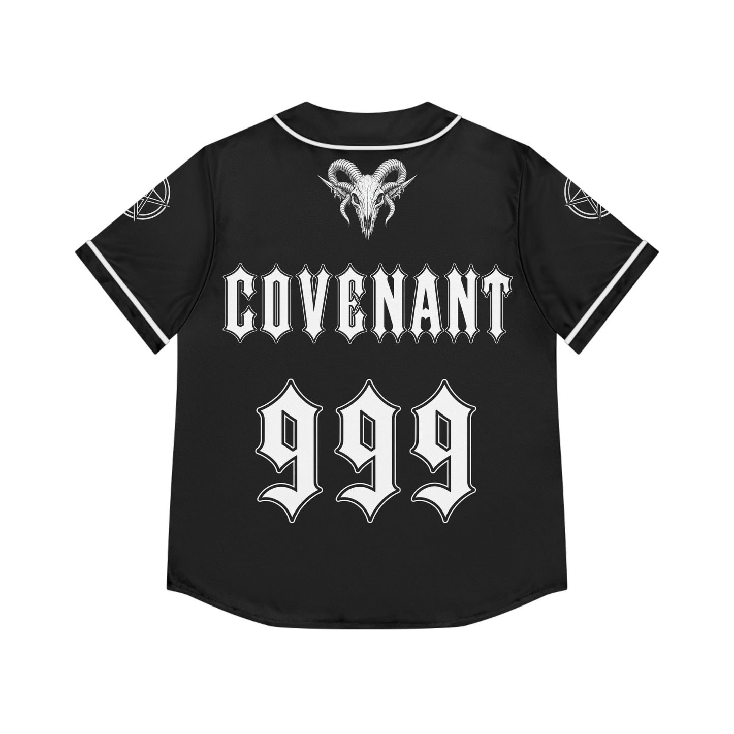 Wicked Covenant Women's Baseball Jersey (AOP)