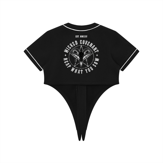 WC Reap What You Sow - Black Piping Baseball Jersey