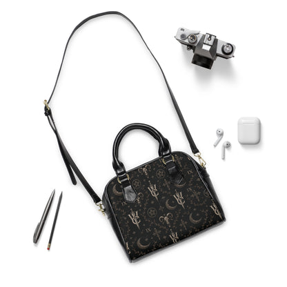 The Covenant Monogram Shoulder Handbag
