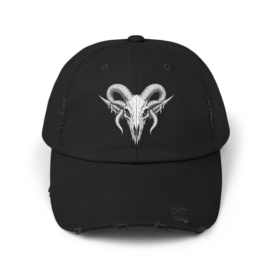 Goat Carcass Distressed Cap