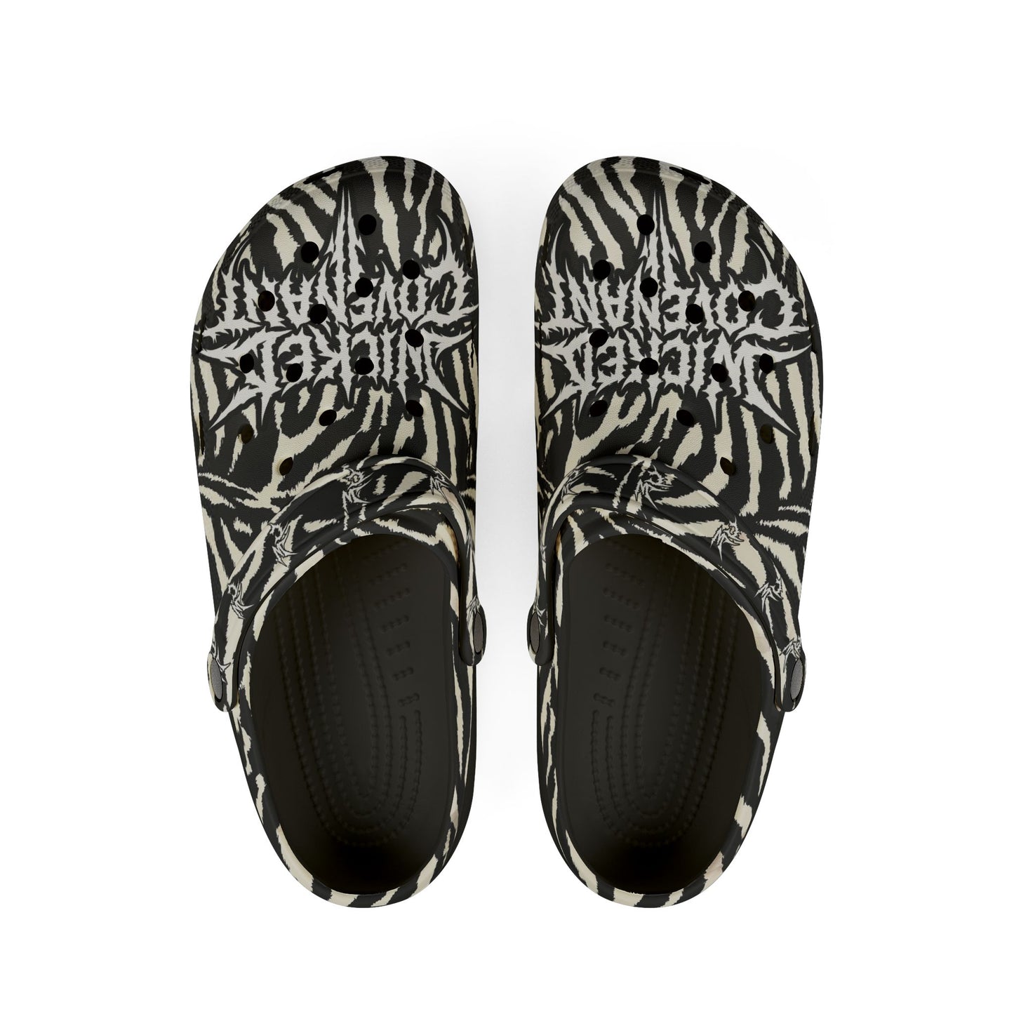 Wicked Zebra Clogs