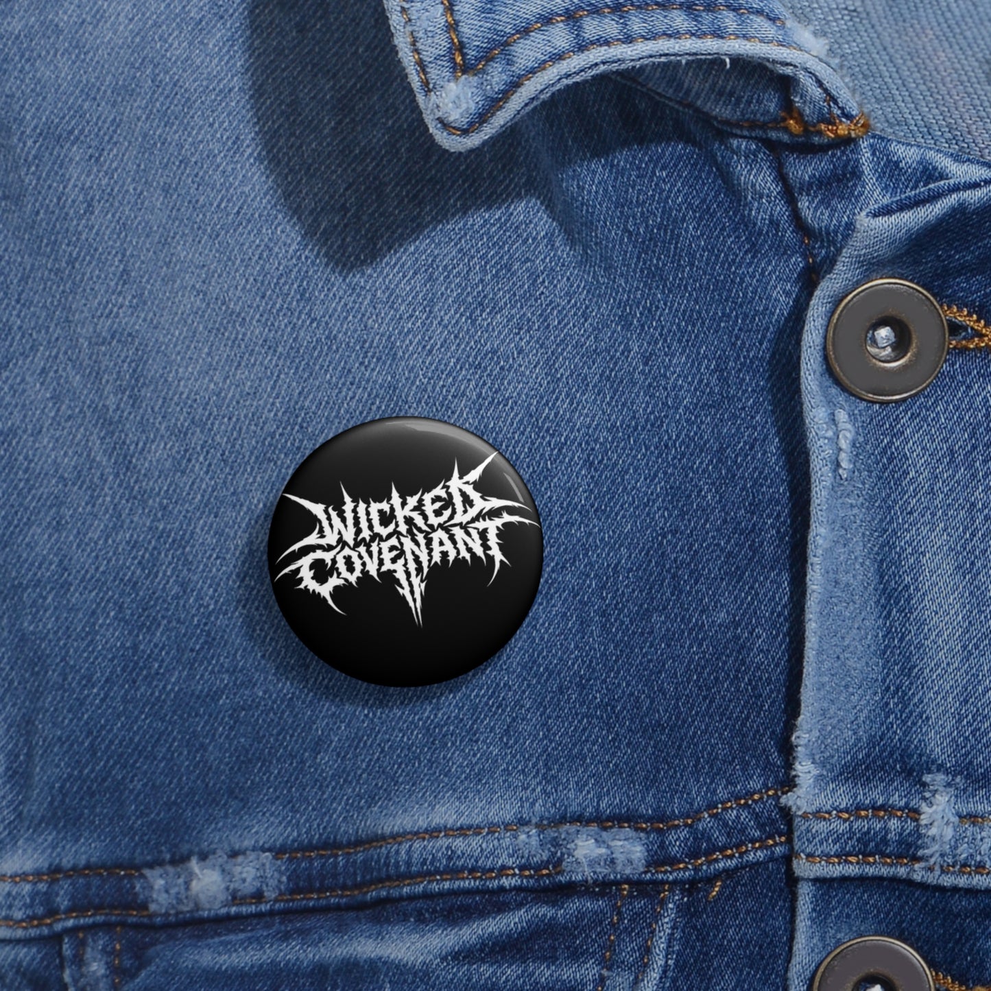 Wicked Covenant Custom Pin Buttons