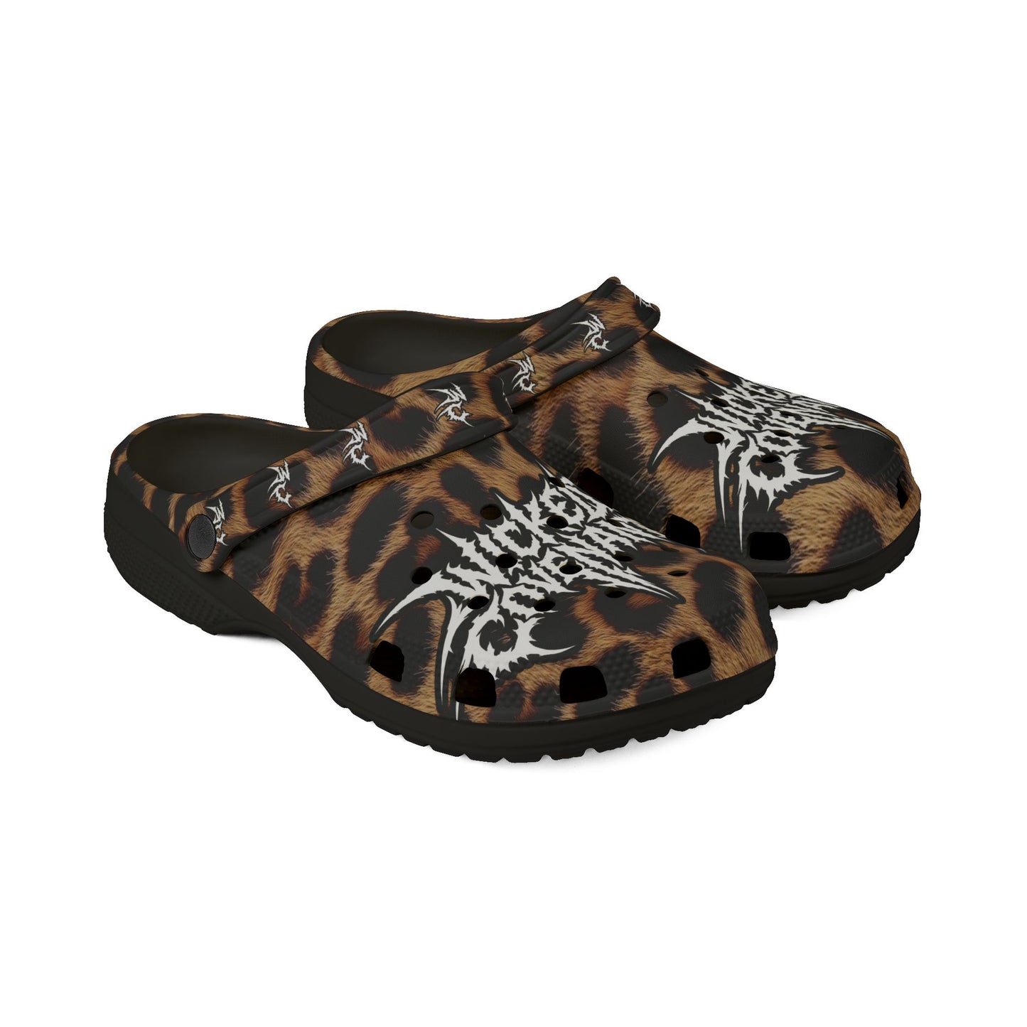 Wicked Leopard Clogs