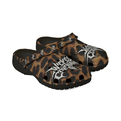 Wicked Leopard Clogs