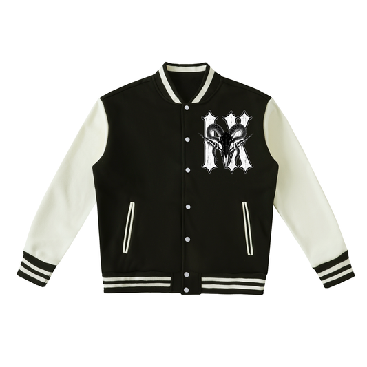 Wicked Covenant Fleeced Varsity Jacket