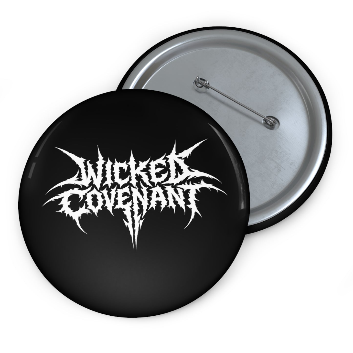 Wicked Covenant Custom Pin Buttons