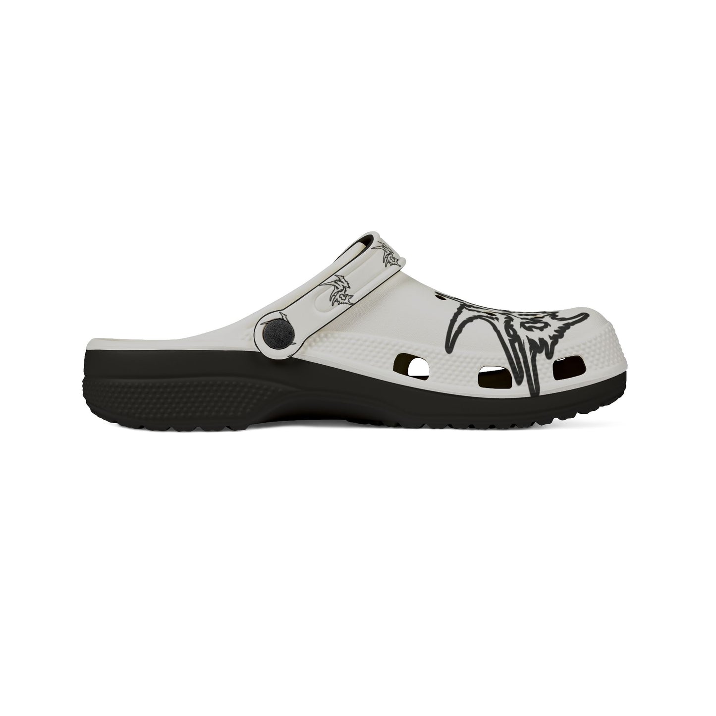 Wicked Covenant Clogs - White