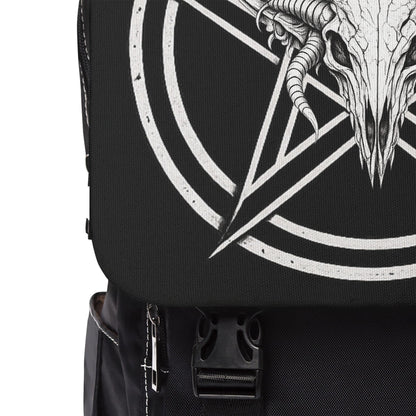 Pentacle Goat Carcass Casual Shoulder Backpack