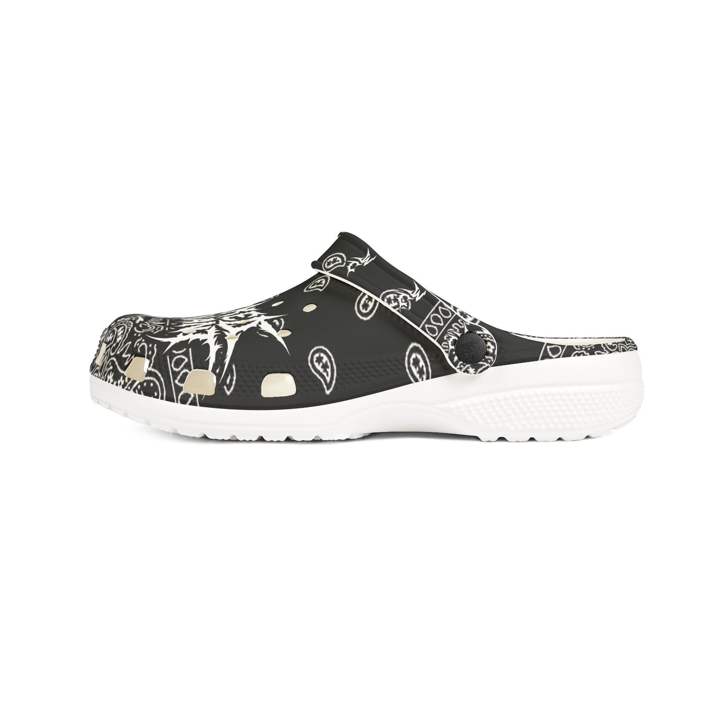 Wicked Bandana Clogs - Black