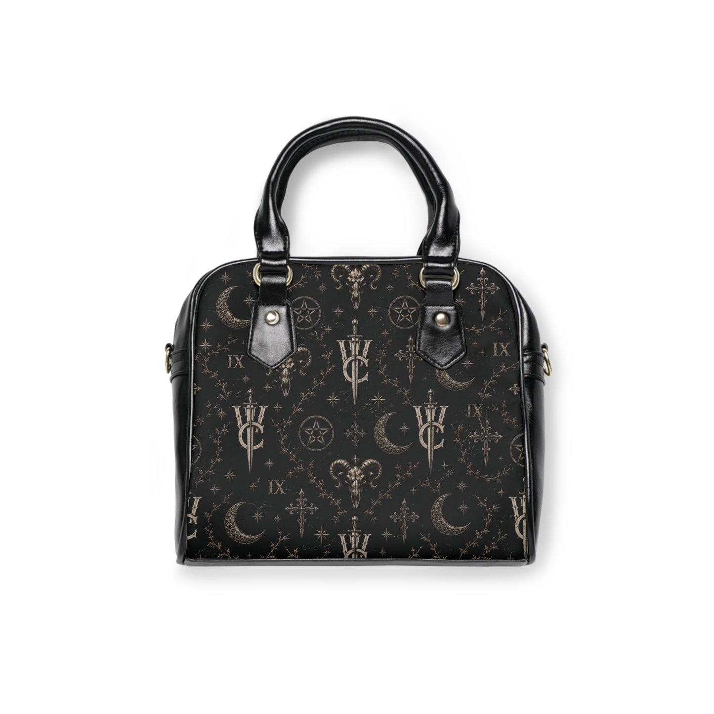 The Covenant Monogram Shoulder Handbag