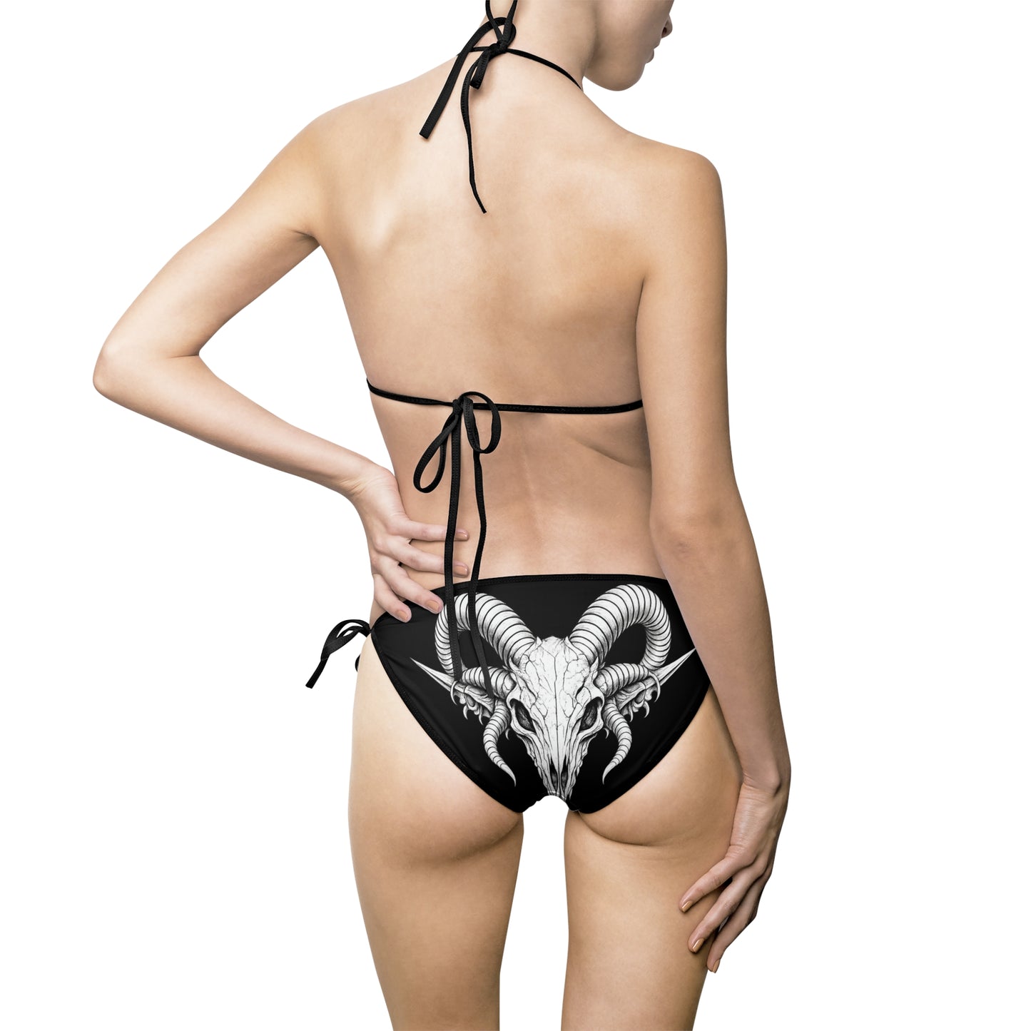 Wicked Covenant Ram Carcass Pentacle Bikini Swimsuit