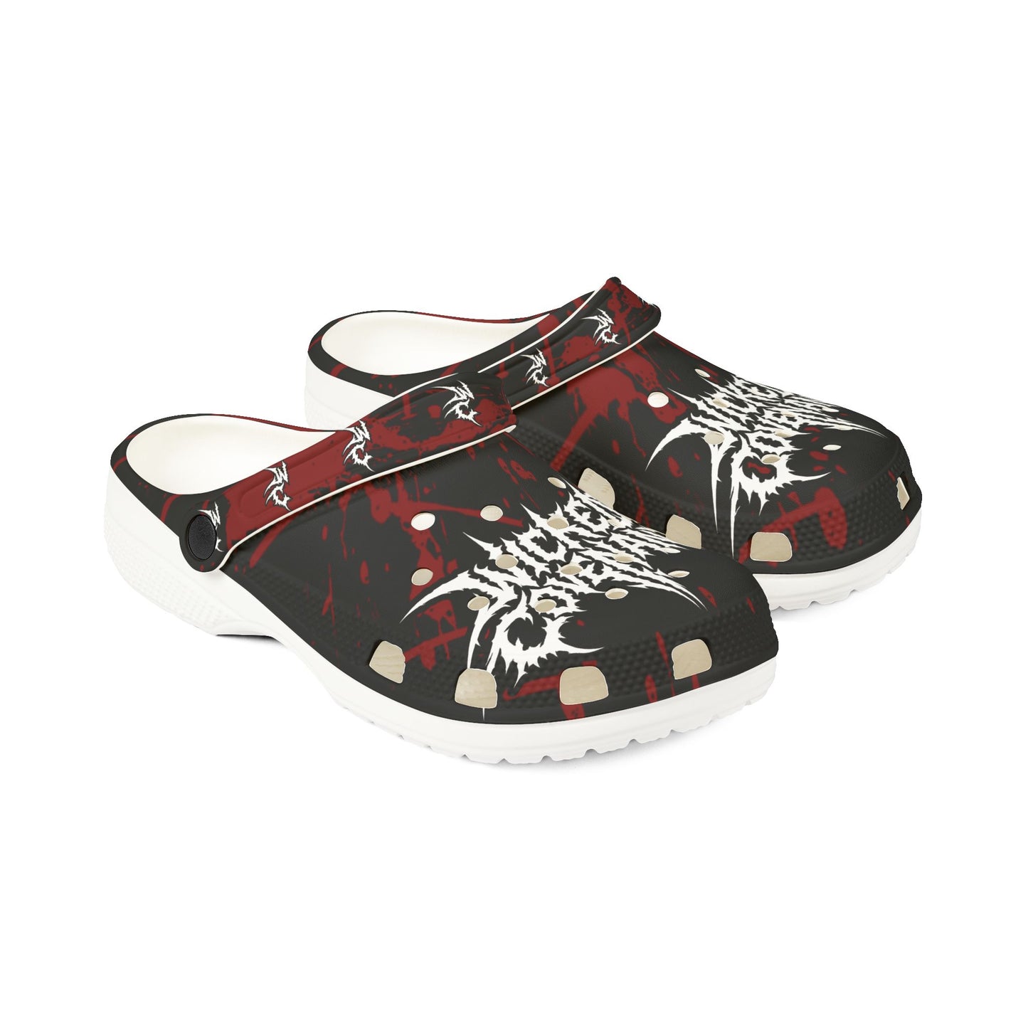 Wicked Blood Splat Clogs