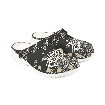 Wicked Bandana Clogs - Black