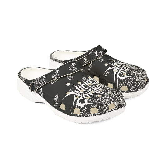 Wicked Bandana Clogs - Black