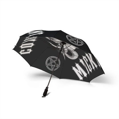 Wicked Covenant Ram Carcass Pentacle Semi-Automatic Foldable Umbrella