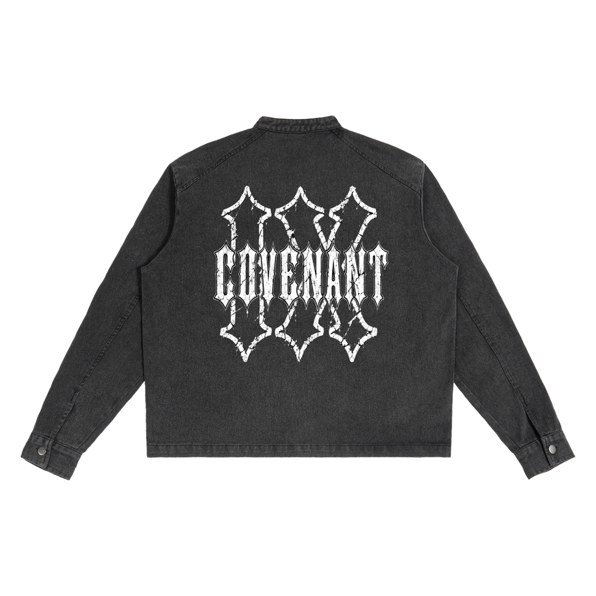 Ram Carcass/Covenant IX - Black Denim Vintage Washed Jacket