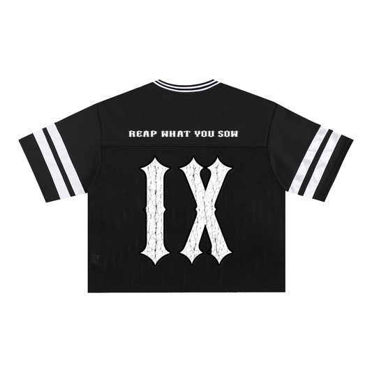 Wicked Ram Carcass - Black Taped Mesh Boxy Shirt