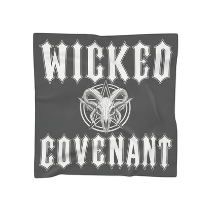 Wicked Covenant Pentacle Ram Carcass Poly Scarf