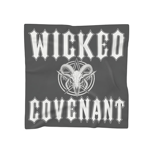 Wicked Covenant Pentacle Ram Carcass Poly Scarf