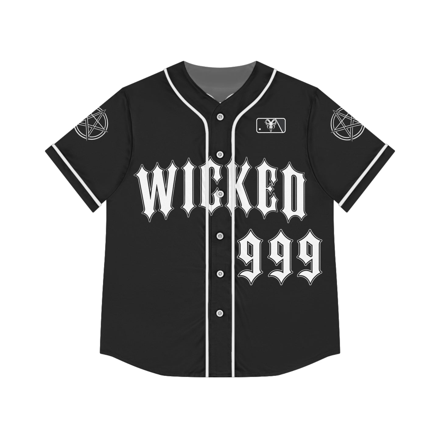 Wicked Covenant Women's Baseball Jersey (AOP)