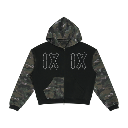 XI/Ram Carcass - Colorblock Camo Hoodie