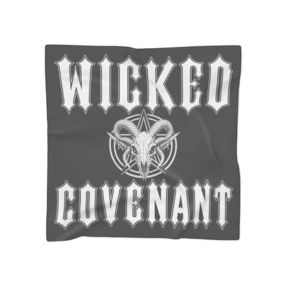 Wicked Covenant Pentacle Ram Carcass Poly Scarf