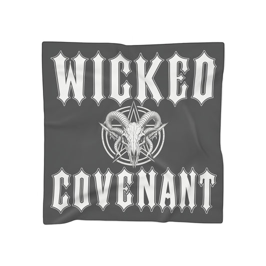 Wicked Covenant Pentacle Ram Carcass Poly Scarf