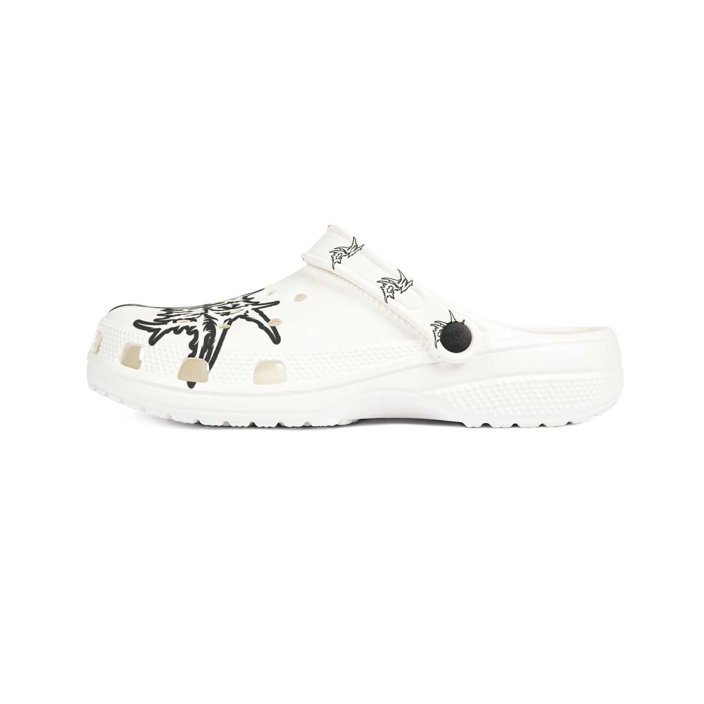 Wicked Covenant Clogs - White