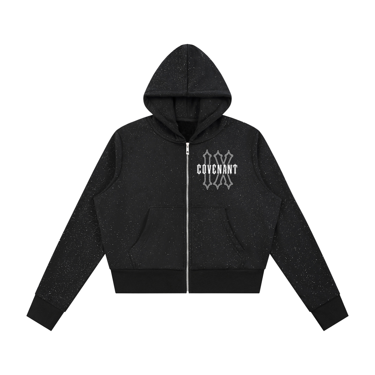 Covenant IX - Women's Sparkles Fleece Full Zip Hoodie