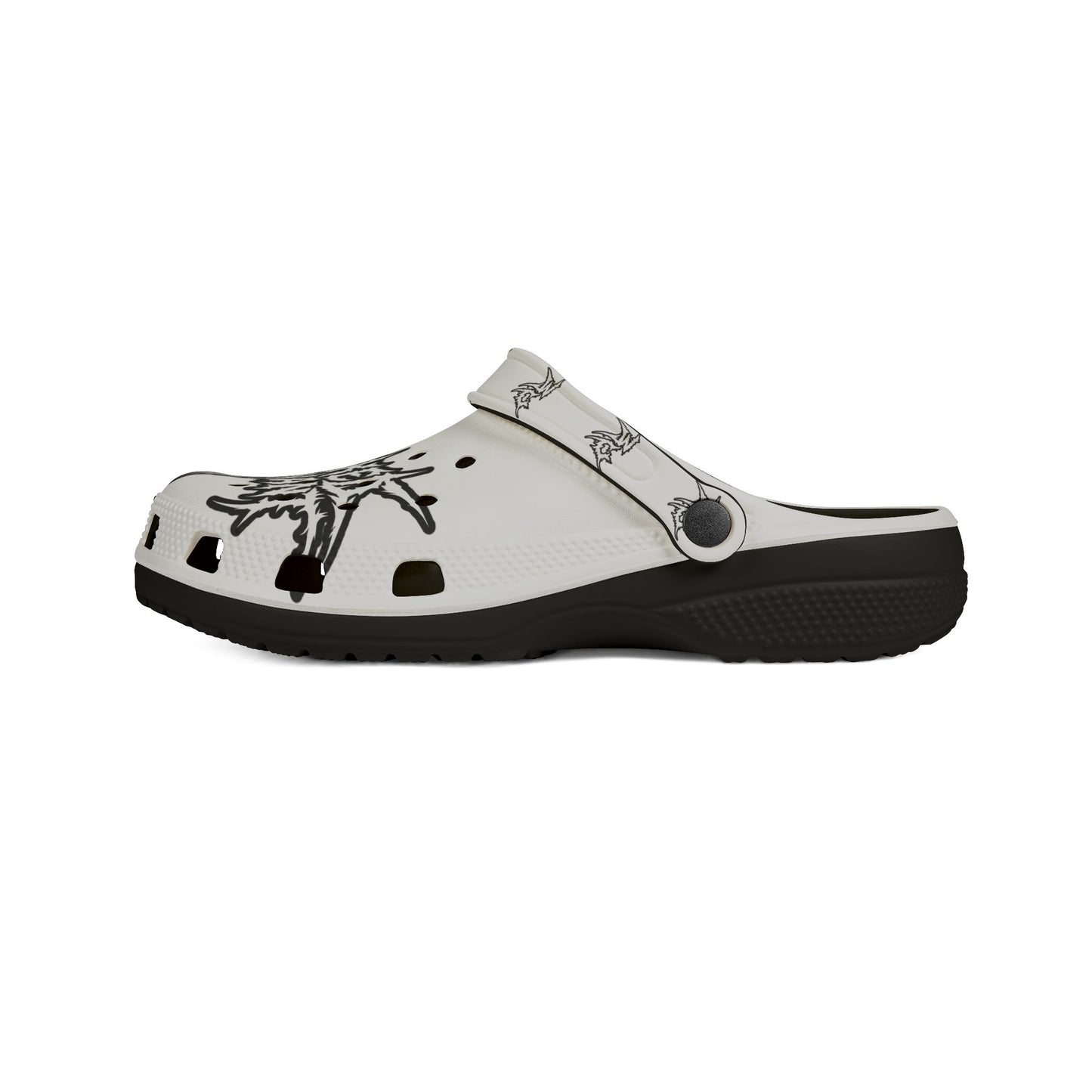 Wicked Covenant Clogs - White