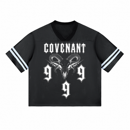 Covenant 999 Ram Carcass - Black Taped Mesh Shirt