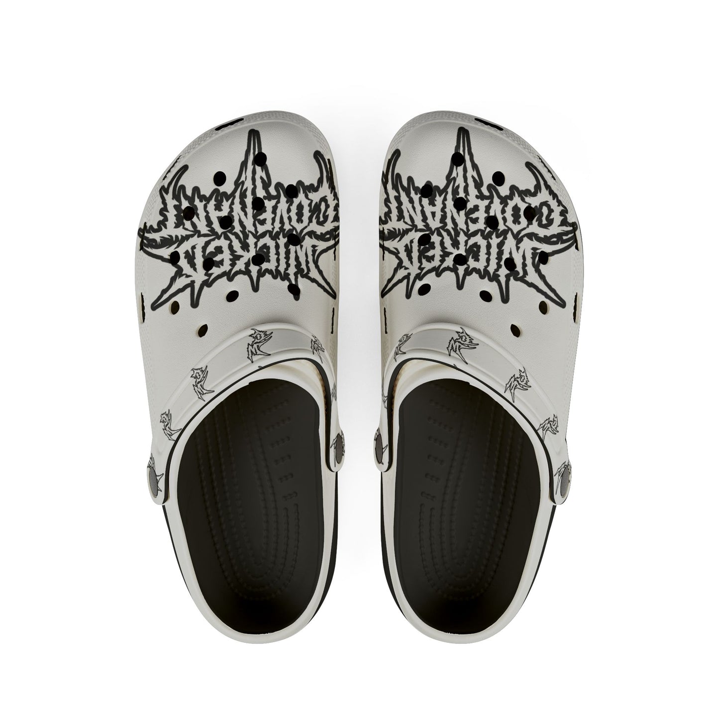 Wicked Covenant Clogs - White