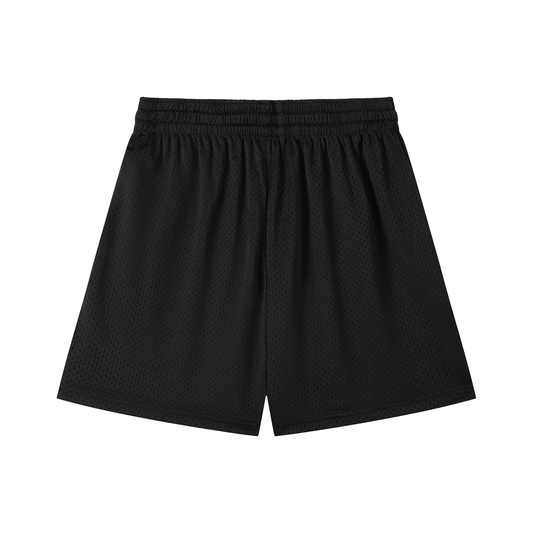 Property Of Wicked Covenant Black Mesh Drawstring Shorts