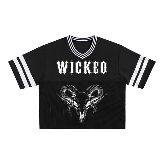 Wicked Ram Carcass - Black Taped Mesh Boxy Shirt