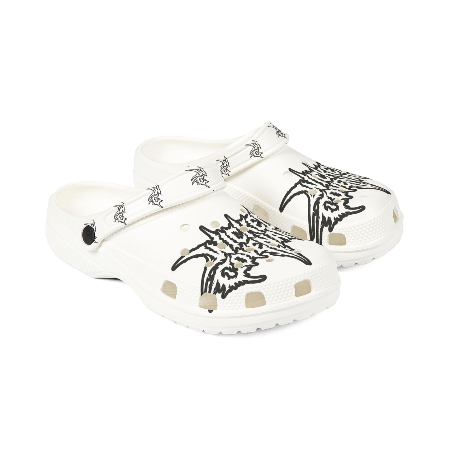 Wicked Covenant Clogs - White