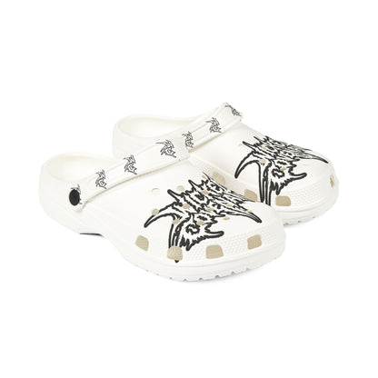 Wicked Covenant Clogs - White