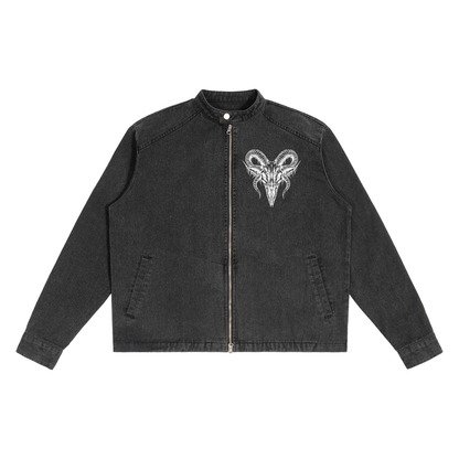 Ram Carcass/Covenant IX - Black Denim Vintage Washed Jacket