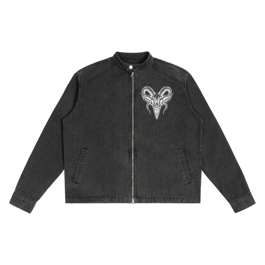 Ram Carcass/Covenant IX - Black Denim Vintage Washed Jacket