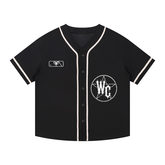 WC Pentacle Reap What You Sow - Black Piped Baseball Jersey
