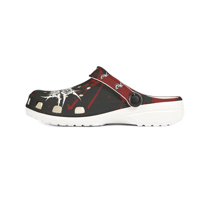 Wicked Blood Splat Clogs