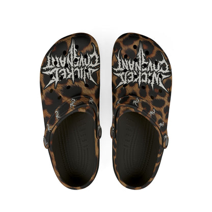 Wicked Leopard Clogs