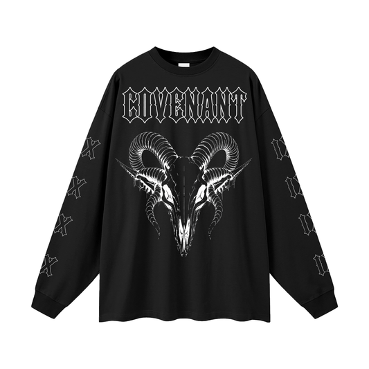 Covenant/Ram Carcass - Oversized Unisex Long Sleeve T