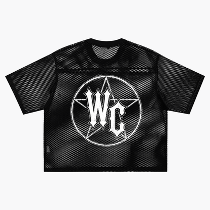 Wicked Covenant Reap What You Sow - Black See-through Net Shirt