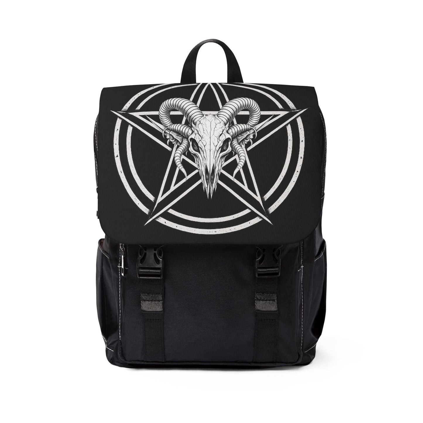 Pentacle Goat Carcass Casual Shoulder Backpack