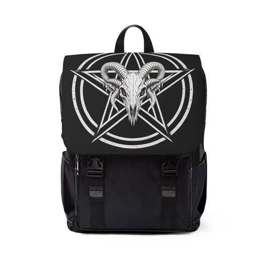 Pentacle Goat Carcass Casual Shoulder Backpack