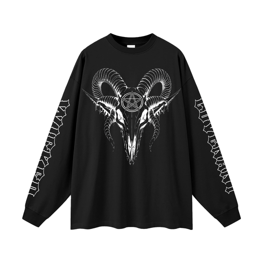 Ram Carcass/Pentacle - Oversized Long Sleeve T