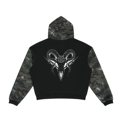 XI/Ram Carcass - Colorblock Camo Hoodie