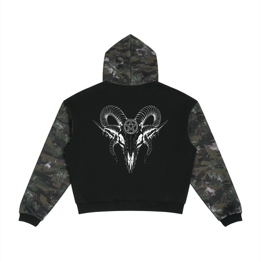 XI/Ram Carcass - Colorblock Camo Hoodie